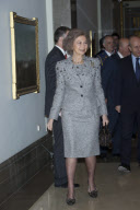 QUEEN SOFIA of Spain attends a ceremonyof the Contemporary Art Collection
