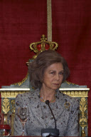 QUEEN SOFIA of Spain attends a ceremonyof the Contemporary Art Collection