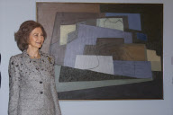 QUEEN SOFIA of Spain attends a ceremonyof the Contemporary Art Collection