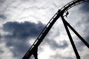 Engineers carry out safety checks on rollercoasters and other rides at Thorpe Park, Surrey, Britain - 26 Feb 2013