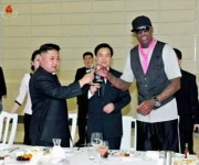 Dennis Rodman in North Korea - 28 Feb 2013