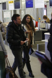 Exklusiv: Lothar Matthäus mit  Freundin Anastasia vor seinem Abflug nach Köln am Flughafen in Berlin