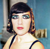 Woman dresses up as celebrities, Britain - 27 Feb 2013