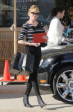 Melanie Griffith in black and white at Barney's