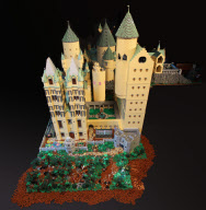 Harry Potter Hogwarts built from 400,000 Lego pieces, Seattle, America - Mar 2013