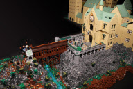 Harry Potter Hogwarts built from 400,000 Lego pieces, Seattle, America - Mar 2013