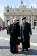 Cardinals in St. Peter Square, Vatican City, Rome, Italy - 04 Mar 2013