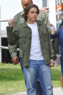 Prince_Jackson am Set von 90210