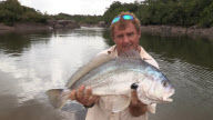 British angler lands monster 250lb arapaima fish in Essequibo River, Guyana, South America - Feb 2013