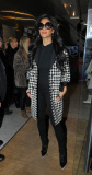 Nicole Scherzinger arriving at kiss FM.