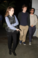*EXCLUSIVE* Emma Roberts and her new boyfriend Evan Peters enjoy a movie date night - Part 2