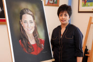 Artist praised for 'warm' portrait of Duchess of Cambridge after official one is criticised, Moulton, Suffolk, Britain - 04 Mar 2013