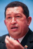 President of Venezuela Hugo Chavez at the UN