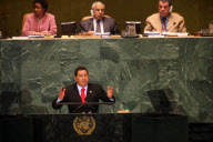 President of Venezuela Hugo Chavez at the UN