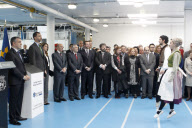 Princes of Spain in Industrial Laundry for special workers.
