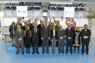 Princes of Spain in Industrial Laundry for special workers.