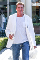 *EXCLUSIVE* David Hasselhoff gets Johnny Rockets to go