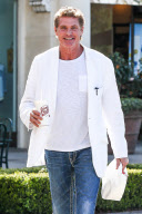 *EXCLUSIVE* David Hasselhoff gets Johnny Rockets to go