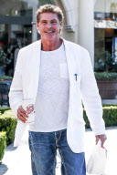 *EXCLUSIVE* David Hasselhoff gets Johnny Rockets to go