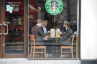 Tom Fletcher and Dougie Poynter Out and About in London, Britain - 06 Mar 2013