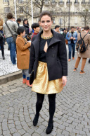 FASHION WEEK DE PARIS - DEFILE 'MIU MIU' - PEOPLE