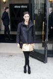 FASHION WEEK DE PARIS - DEFILE 'MIU MIU' - PEOPLE