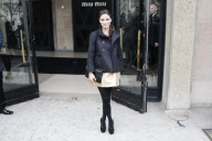 FASHION WEEK DE PARIS - DEFILE 'MIU MIU' - PEOPLE