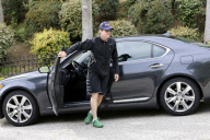 Kim Kardashian's Massage Therapist arrives at her Beverly Hills home