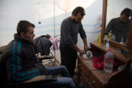 Camp syrischer Bürgerkriegsflüchtlinge in Nord-Syrien