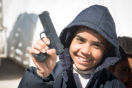 Camp syrischer Bürgerkriegsflüchtlinge in Nord-Syrien