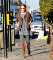 Geri Halliwell seen out in North london.