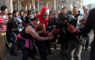 Violent riots after football massacre case verdict, Cairo, Egypt - 09 Mar 2013