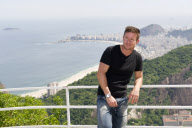 Felix Baumgartner visits Sugar Loaf Mountain as part of Laureus World Sports Awards, Rio De Janeiro, Brazil - 10 Mar 2013