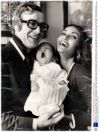 Michael Caine - Actor 1973 Sometimes It's Hard To Keep Awake And Yesterday Actor Michael Caine's Baby Daughter Soon Showed What She Thought Of Her Debut Before The Cameras. Eleven-week-old Natasha Halima (that's Muslem For Wisdom) Gave Up Smiling