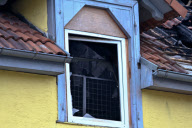 Grossbrand in Backnang