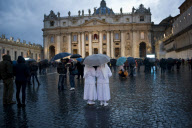 Waiting for the Pope