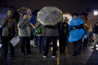 Waiting for the Pope