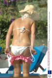 BRITNEY SPEARS AND KEVIN FEDERLINE AT THE RITZ HOTEL, MARINA DEL REY, LOS ANGELES, AMERICA - 14 JUL 2004