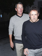 Lance Armstrong pretending everying is okay after being stripped of his medals