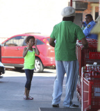 Ziggy Marley shopping at Trader Joe's