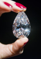 The world's largest colourless, flawless diamond to be auctioned by Christies, London, Britain - 13 Mar 2013