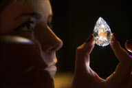 The world's largest colourless, flawless diamond to be auctioned by Christies, London, Britain - 13 Mar 2013