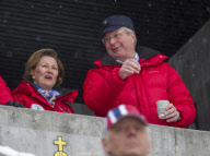  King Harald and Queen Sonja attend the Holmenkollen Ski Festival 170313