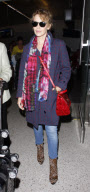 KYLIE MINOGUE SEEN ARRIVING AT LAX
