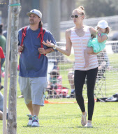 Britney & Kevin Watch Their Sons Soccer Game 