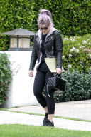 *EXCLUSIVE* Kelly Osbourne steps out for the first time after her Seizure
