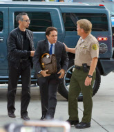 Lindsay Lohan's attorney Mark Heller arriving at the Los Angeles Courthouse 