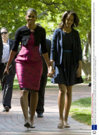 Barak Obama and Family attend Easter services in Washington, D.C, America - 08 Apr 2012