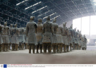 Terracotta Army outside Xi'an, China made for the Emperor of the Qin Dynasty in 220BC, Xi'an, China - 2007