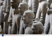 Terracotta Army outside Xi'an, China made for the Emperor of the Qin Dynasty in 220BC, Xi'an, China - 2007